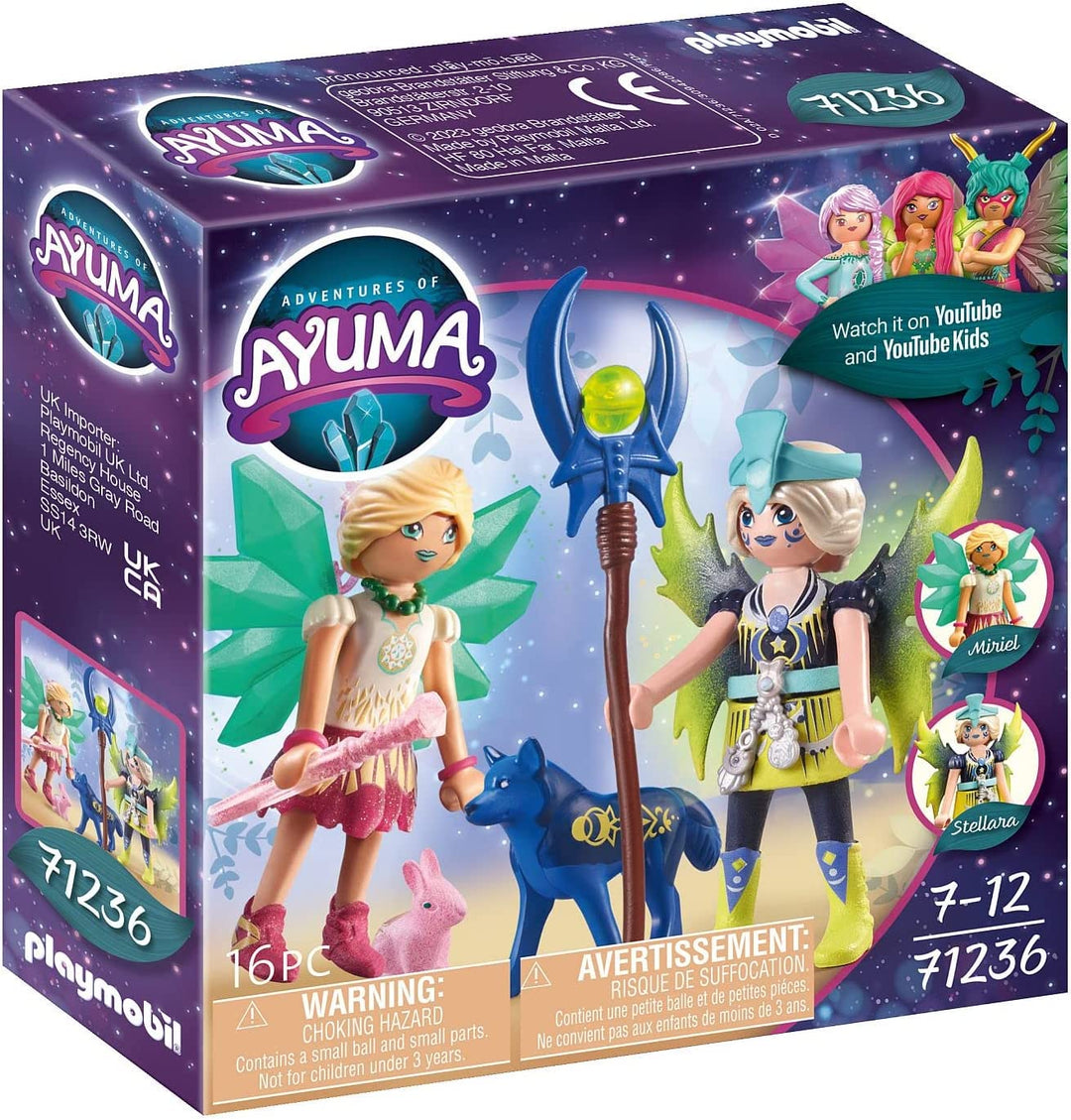 Playmobil 71236 „Abenteuer von Ayuma“, Kristall- und Mondfee mit Seelentieren