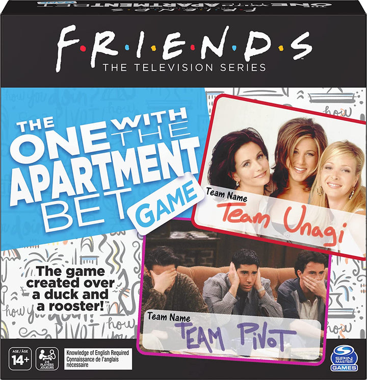 Spin Master Games Friends TV Show The One con l'appartamento Bet Party Game