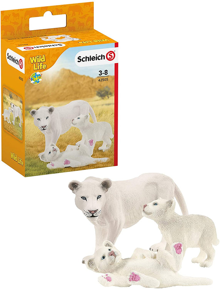 Schleich 42505 Madre leone con cuccioli Wild Life