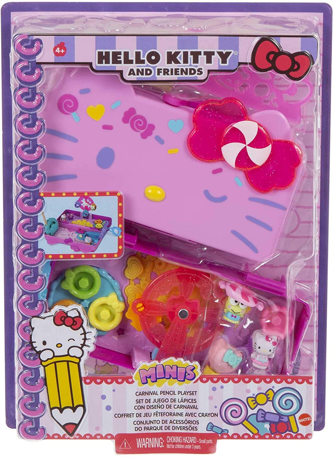 Hello Kitty Sanrio GVC41 Hello Kitty and Friends Carnival Pencil Playset