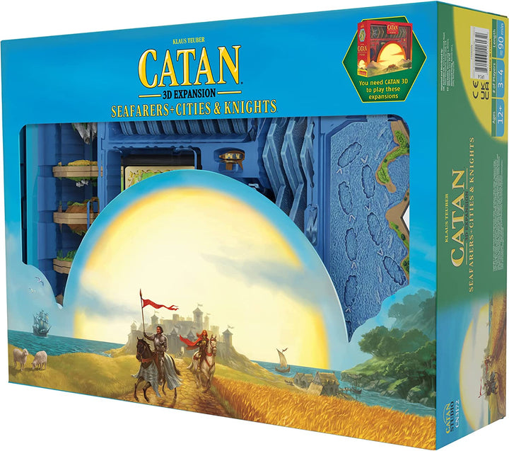 Catan Studios Catan 3D Expansion: Seafarers & Cities & Knights (CN3172)