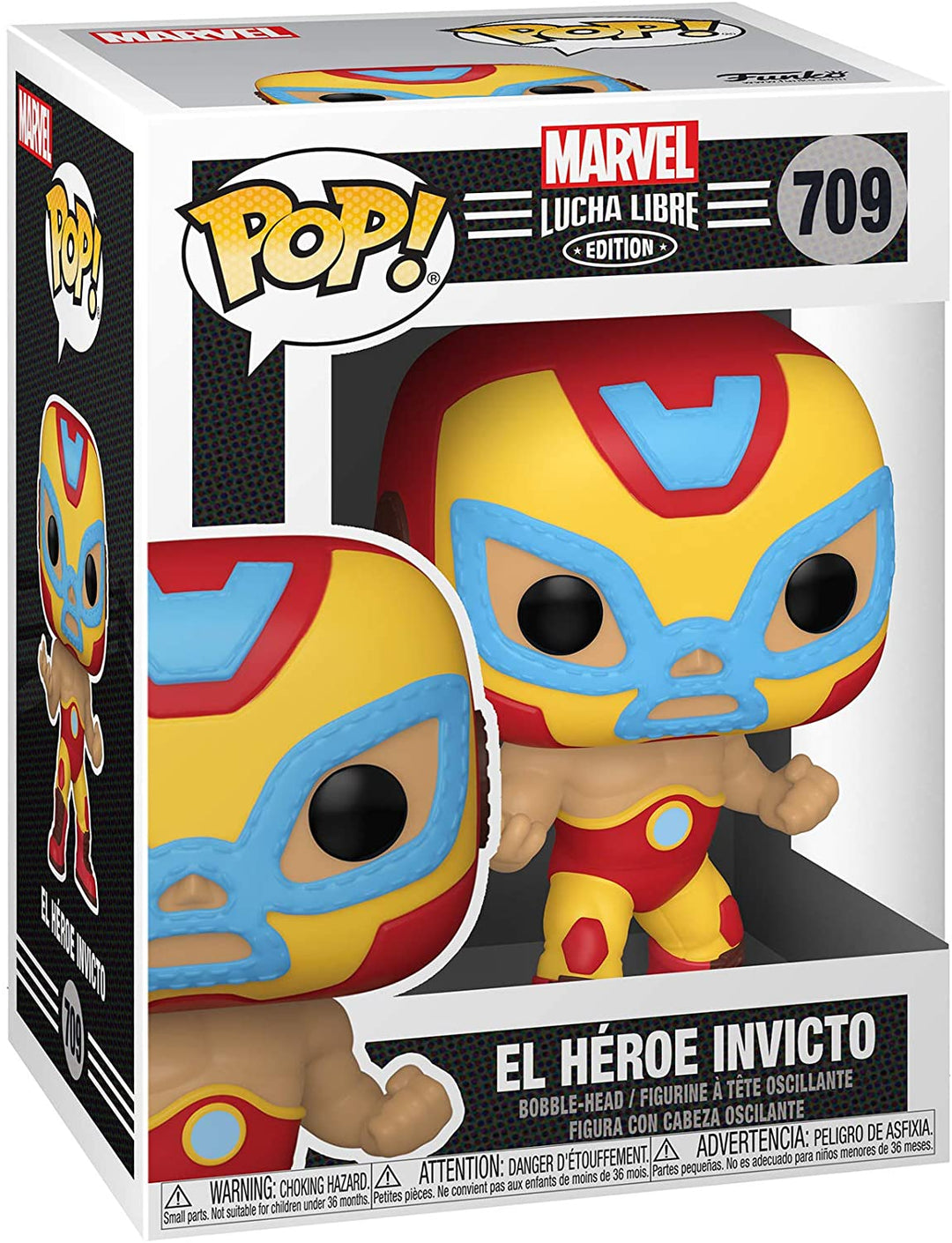 Marvel Lucha Libre Edition El Heroe Invicto Funko 53871 Pop! Vinilo n. ° 709