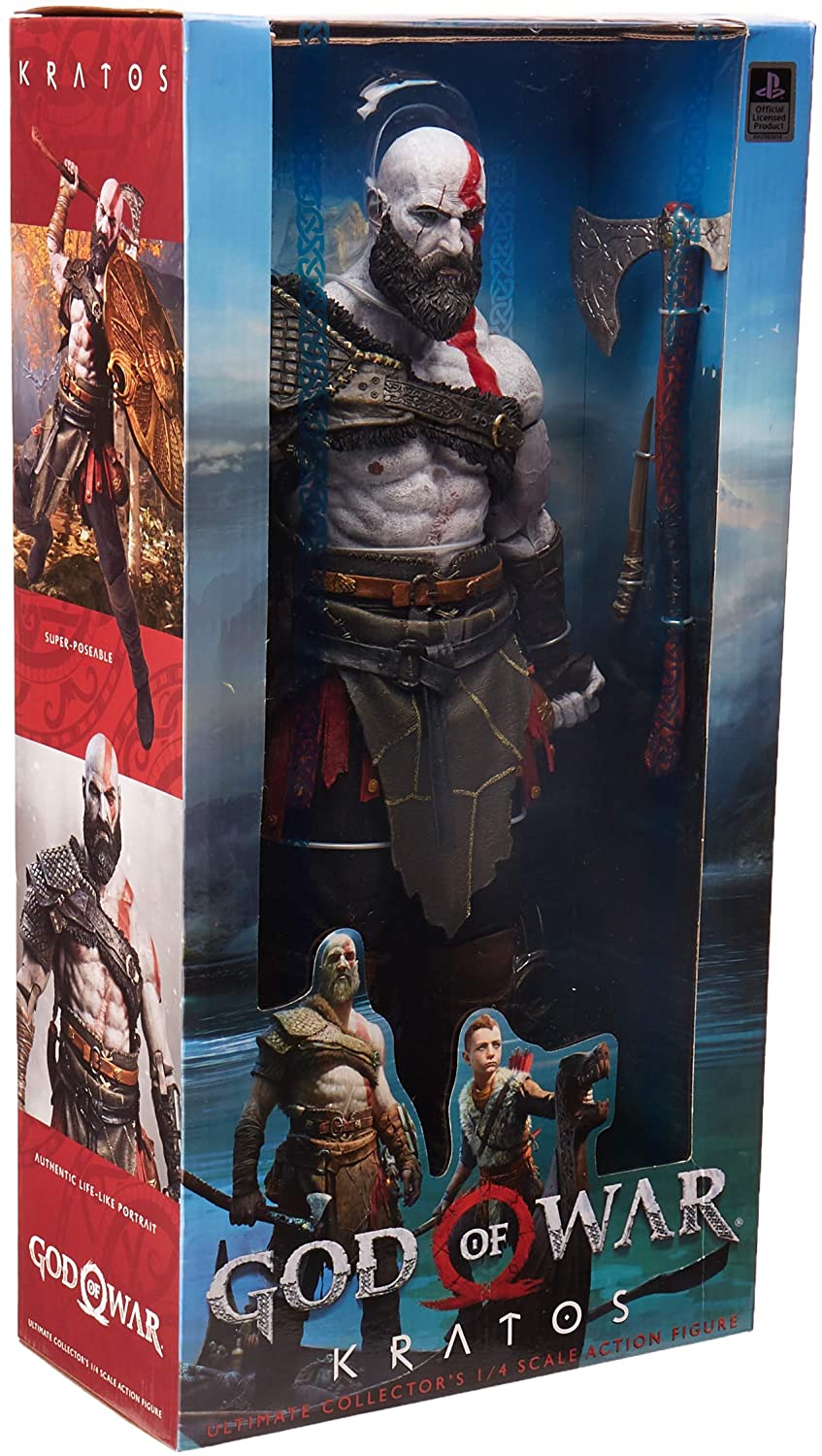 GOD OF WAR 2018 – Kratos-Figur im Maßstab 1:4 – 45 cm