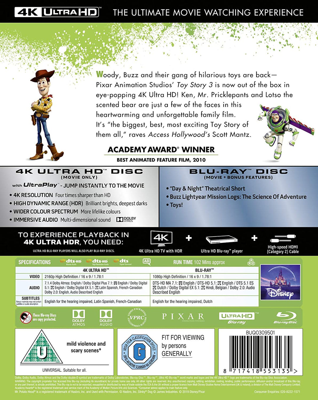 Disney &amp; Pixars Toy Story 3 – [Blu-ray]