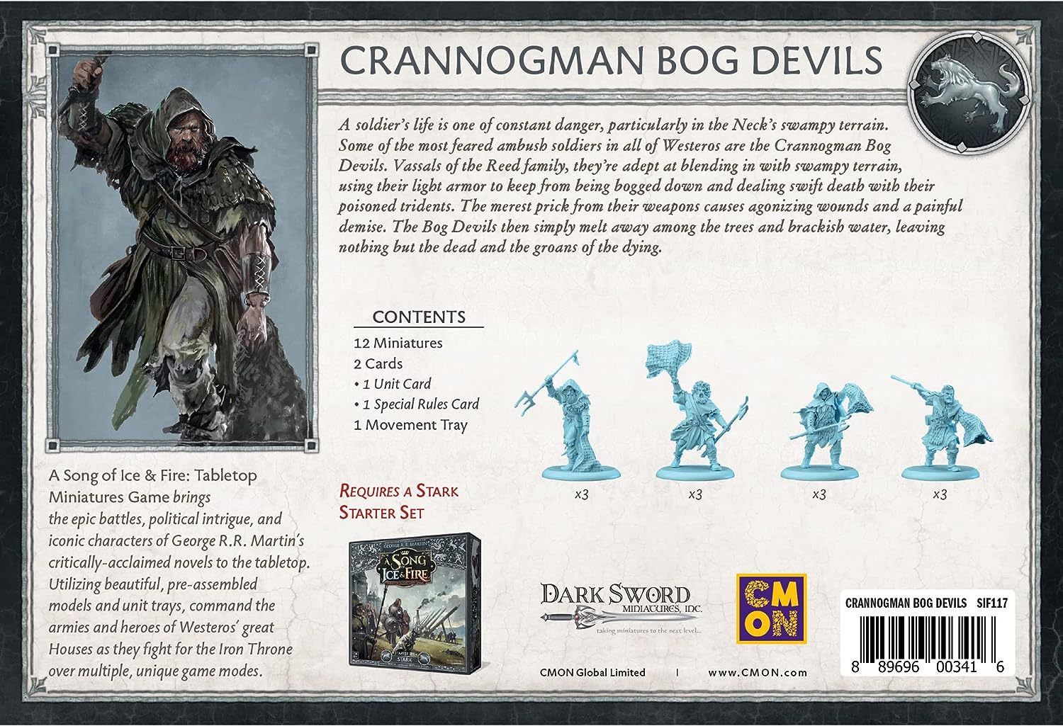 CMON A Song of Ice and Fire Crannogman Bog Devils Miniatures 3