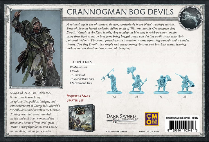 Ein Lied von Eis und Feuer Tabletop-Miniaturspiel Crannogmen Bog Devils Unit Box |