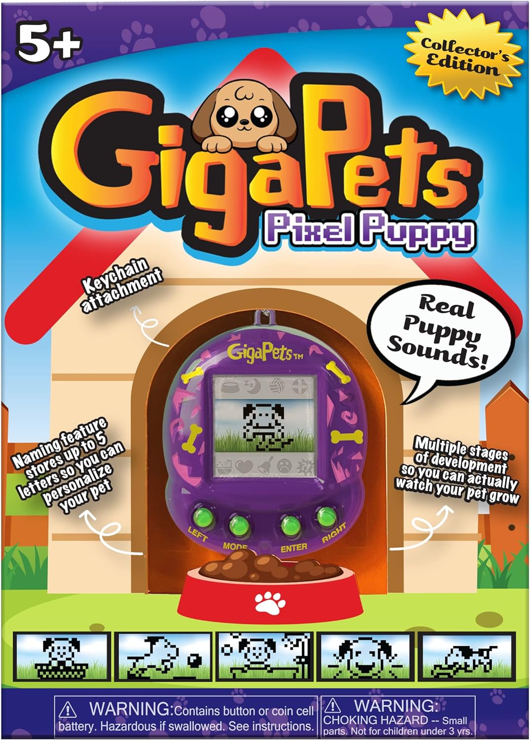 Giga Pets Puppy Dog virtuelles Haustierspielzeug, verbesserte Sammleredition, glänzend