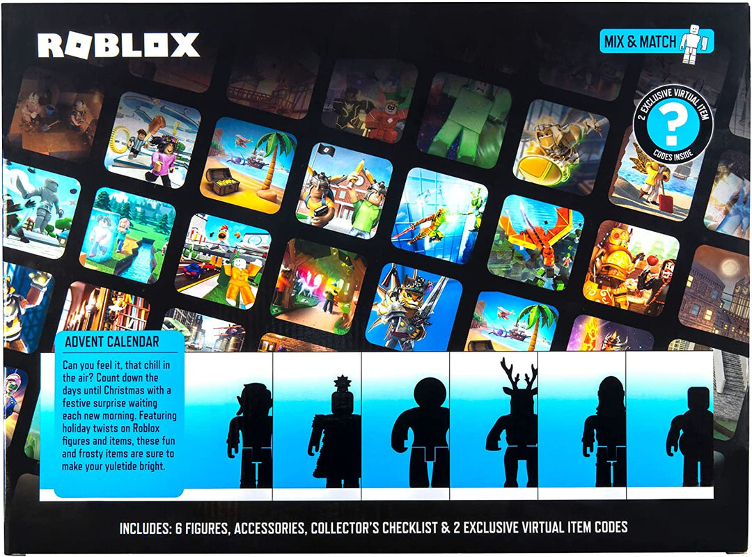 ROBLOX Blind Box Advent Calendar - Collectible Action Figures with Virtual Item Code (Ages 6+)