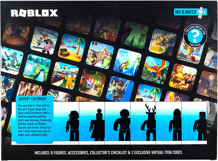 ROBLOX Blind Box Advent Calendar - Collectible Action Figures with Virtual Item Code (Ages 6+)