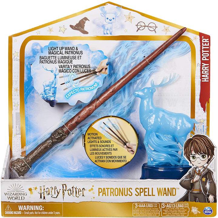 Wizarding World 6063879 PatronusSpellWandHarry Harry Potter, 33-cm Patronus Spel
