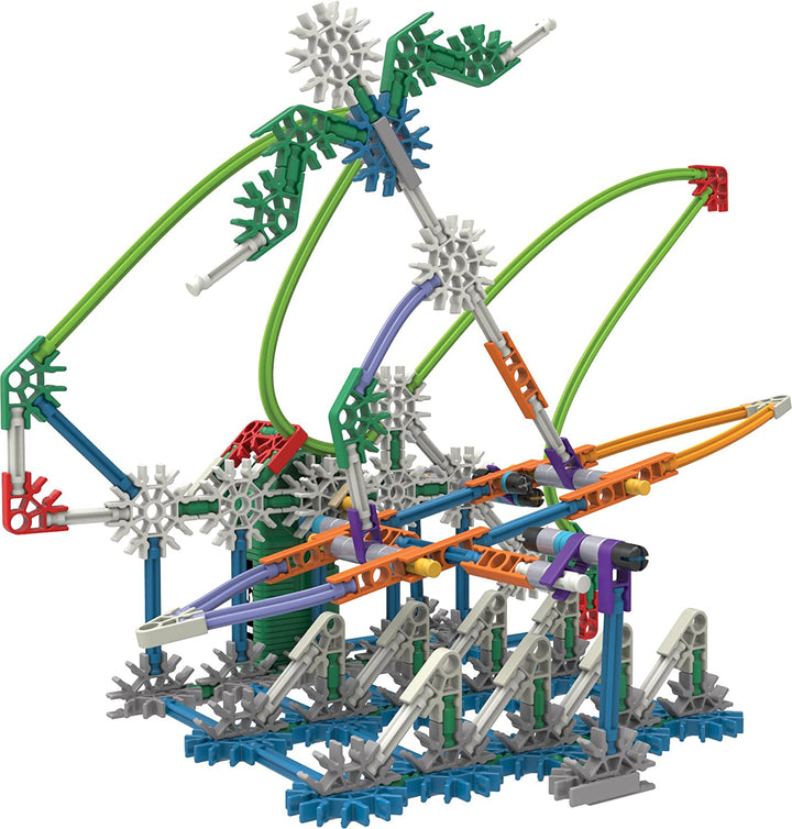 K'NEX 23012 Imagine Power and Play motorisiertes Bauset, Lernspielzeug für Kinder, 529-teiliges Stiel-Lernset, Technik für Kinder, lustiges und farbenfrohes Bauspielzeug für Kinder ab 7 Jahren