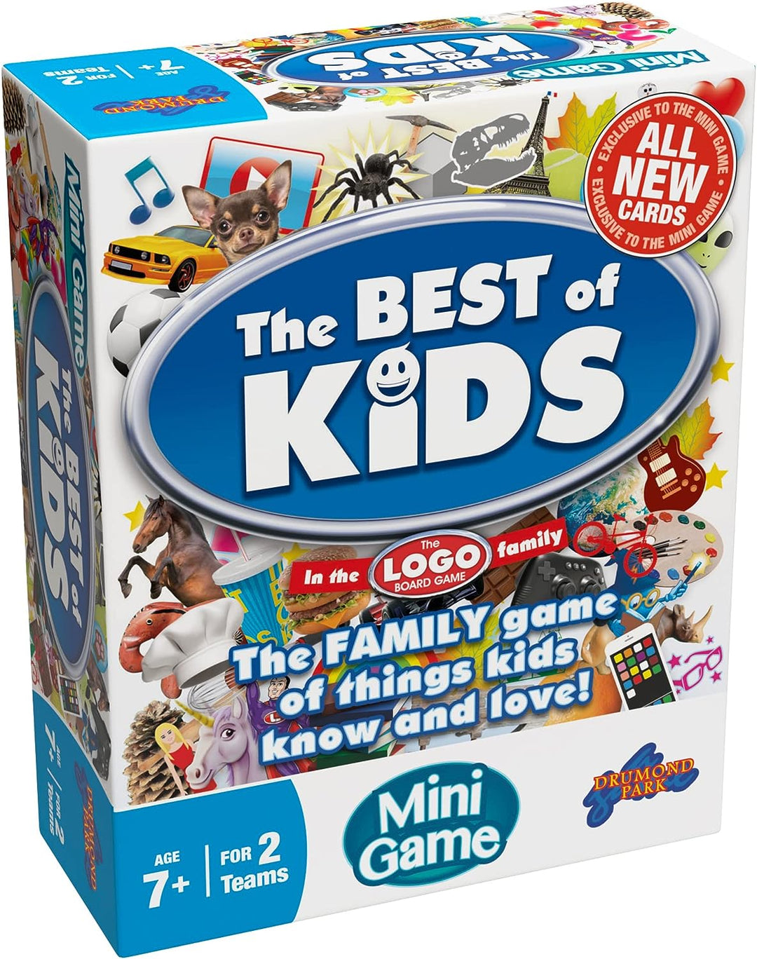 Drumond Park LOGO Mini Best of Kids Brettspiel, Mini-Reisebrettspiel für Kinder,