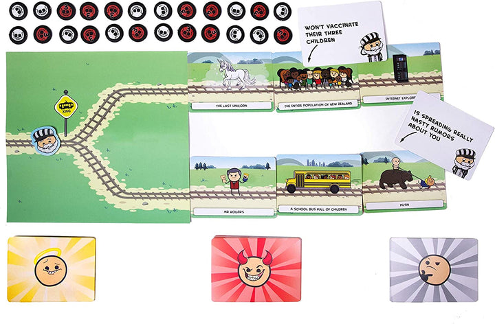 Testversion per Trolley-Kartenspiel