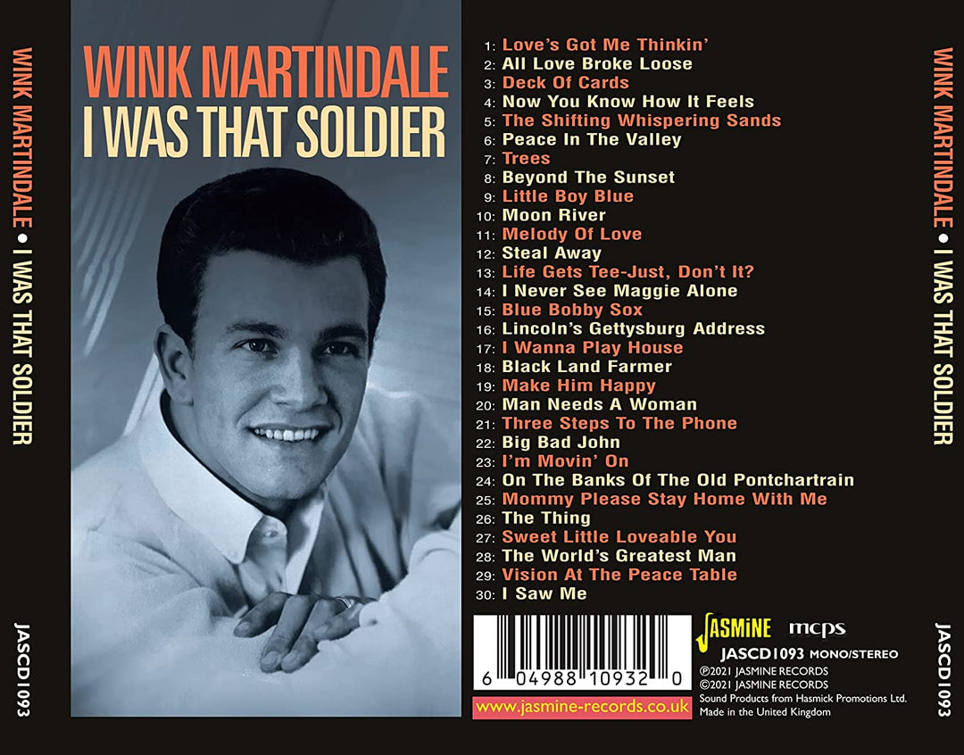 Wink Martindale – I Was That Soldier [Audio-CD]