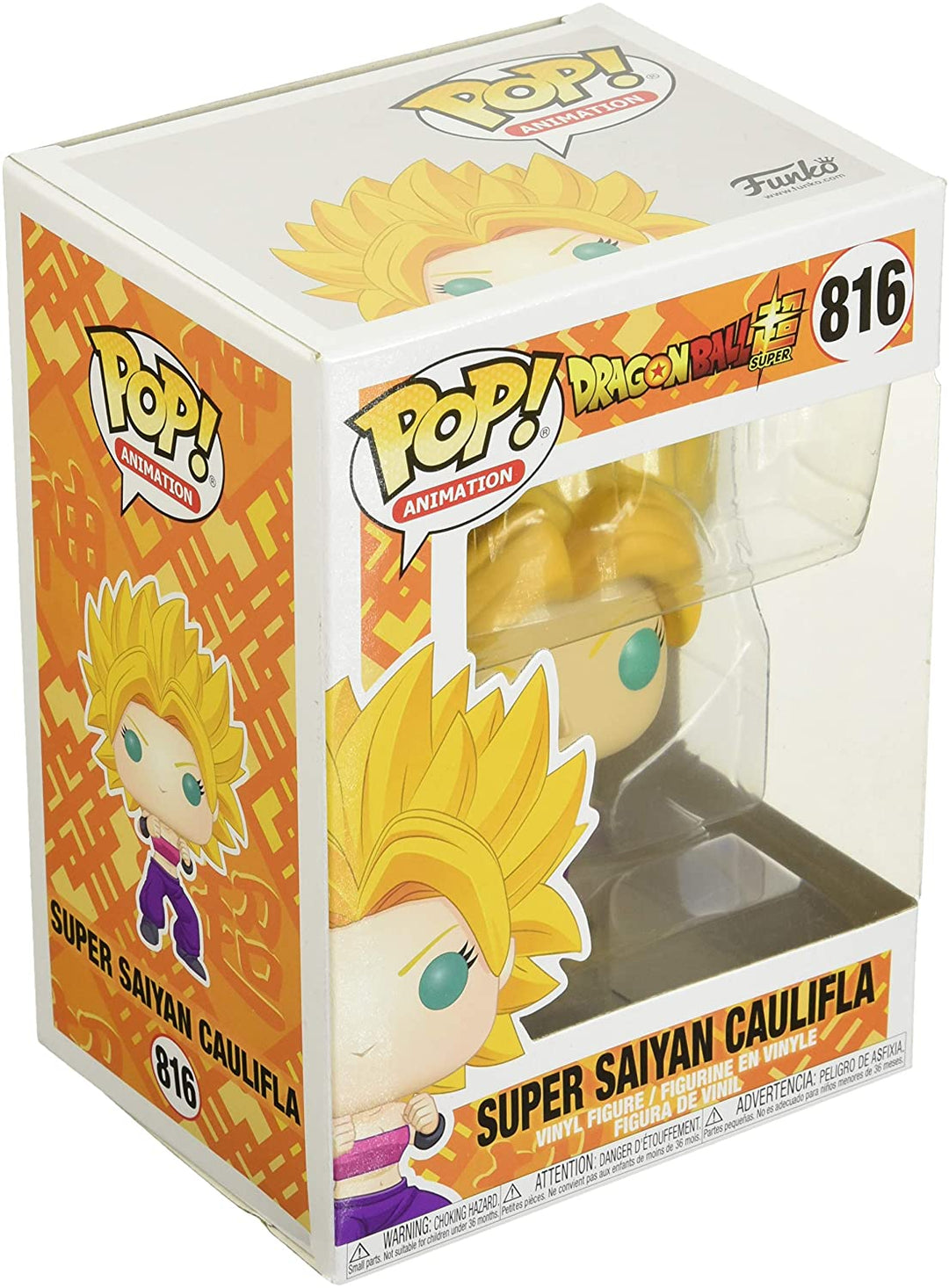 Dragon Ball Z Super Super Saiyan Caulifla Funko 47686 Pop! Vinile #816