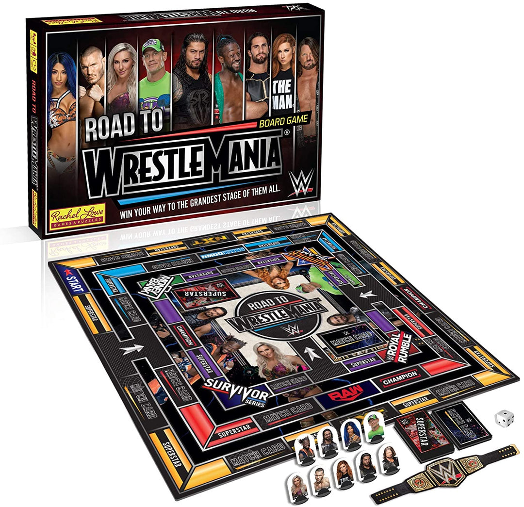 WWE Road to Wrestlemania Jeu de société, 40 x 27 x 5 cm