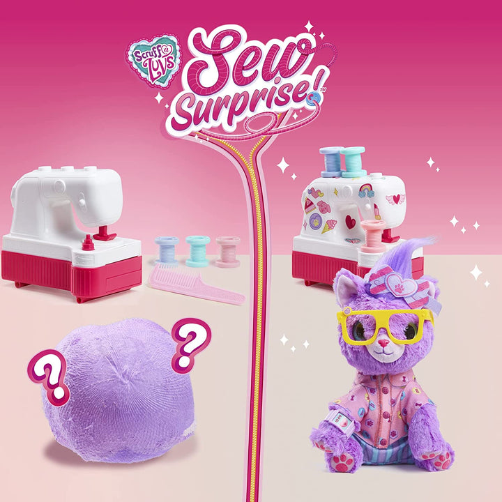 Little Live Scruff-A-Luvs Sew Surprise Fashion Plüsch-Lila-Sortiment