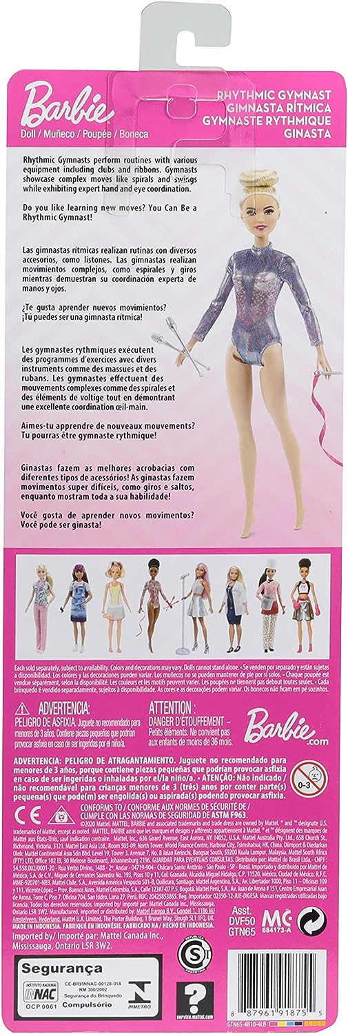 BARBIE RHYTHMISCHE GYMNAST (BLONDE) PUPPE