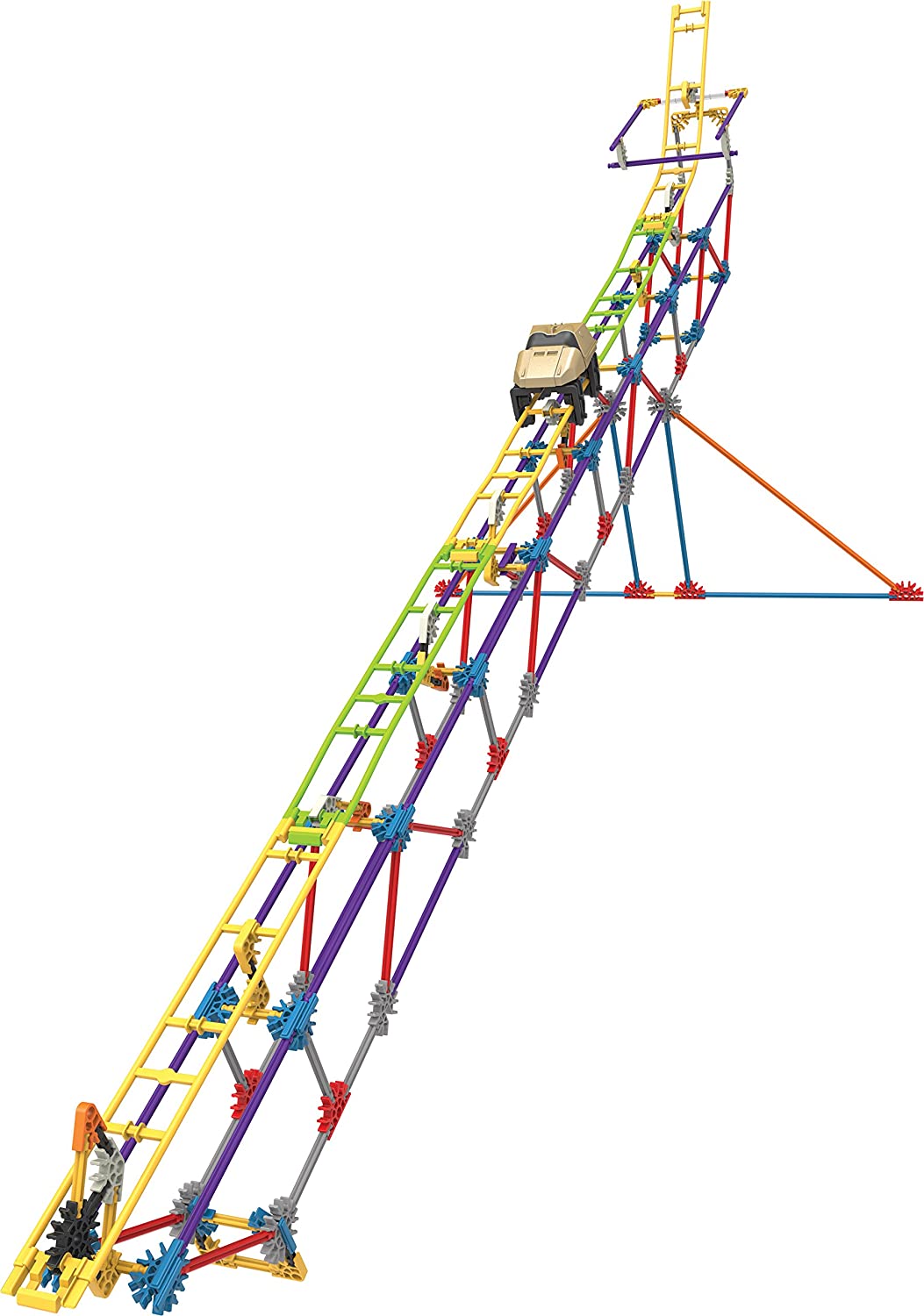 K'Nex 77077 STEM Explorations Achterbahn-Bauset für Kinder ab 8 Jahren, Konstruktionsspielzeug, 546 Teile