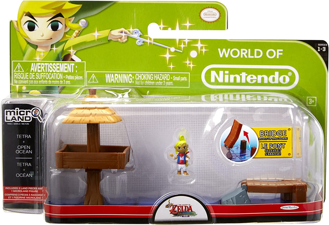 Windwaker Tetra &amp; Open Ocean (The Legend Of Zelda) Microland Actionfigur