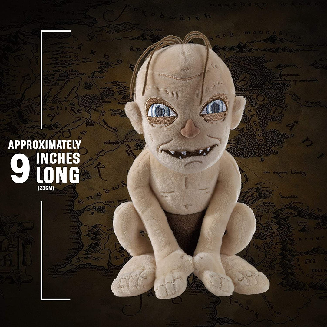 The Noble Collection LotR Gollum Plüsch – Offiziell lizenzierte 9 Zoll (23 cm) Herr der Ringe Plüschtier-Puppengeschenke