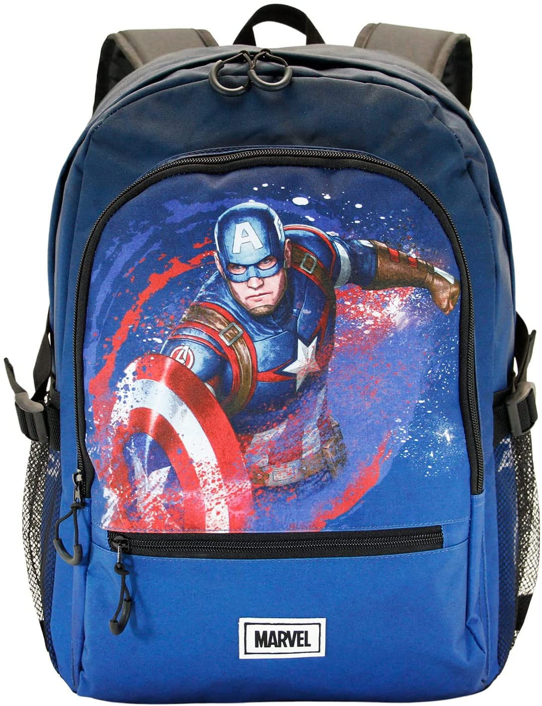 Captain America Full-Fan HS Fight Backpack, Blue