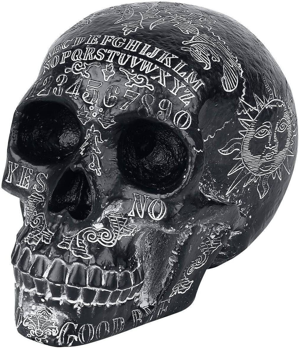 Nemesis Now Dark Spirits - Spirit Board Skull Figurine Black Resin Ornament 1