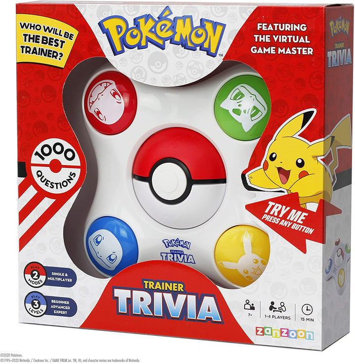 Pokemon 112010 Trainer Trivia Electronic Interactive Pokémon Game