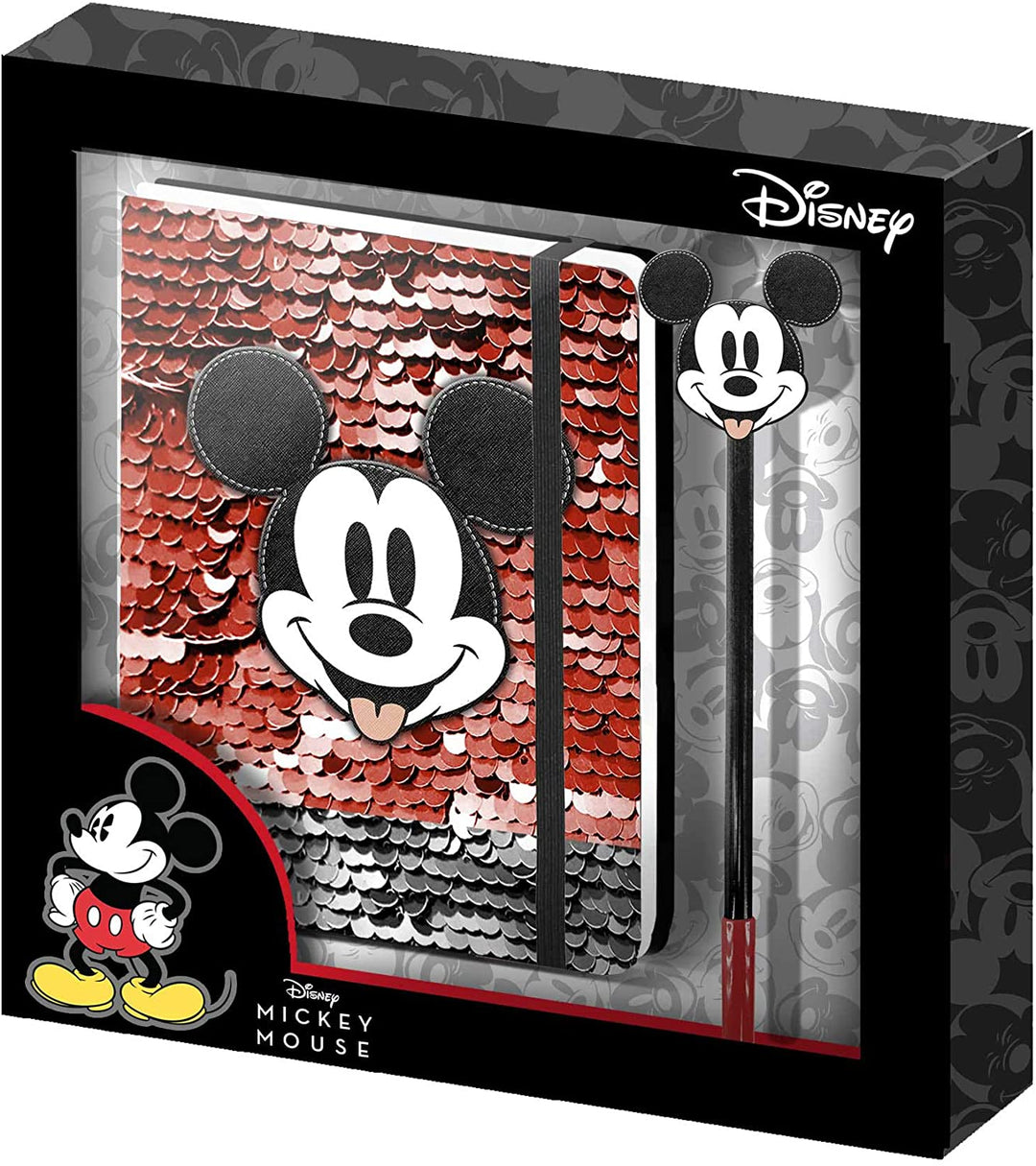 Mickey Mouse Donut-Geschenkbox, Tagebuch und Stift