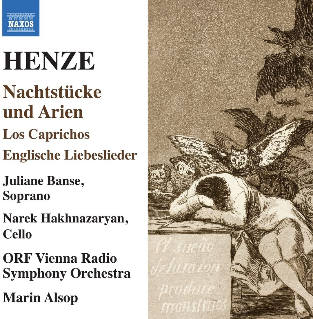 Henze: Nachtstucke Und Arien [Juliane Banse; Narek Hakhnazaryan; ORF Vienna Radi [Audio CD]