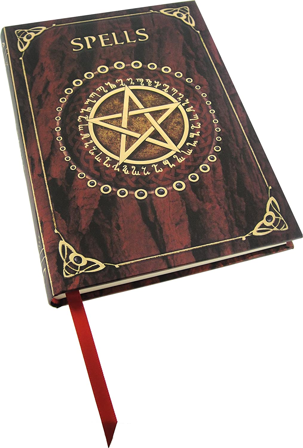 Nemesis Now Zauberbuch, rotes Tagebuch, 17 cm, beschichtetes, holzfreies Papier