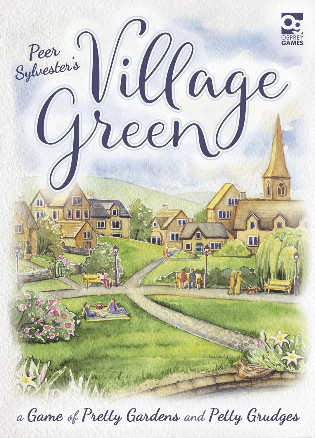 Dorf grün