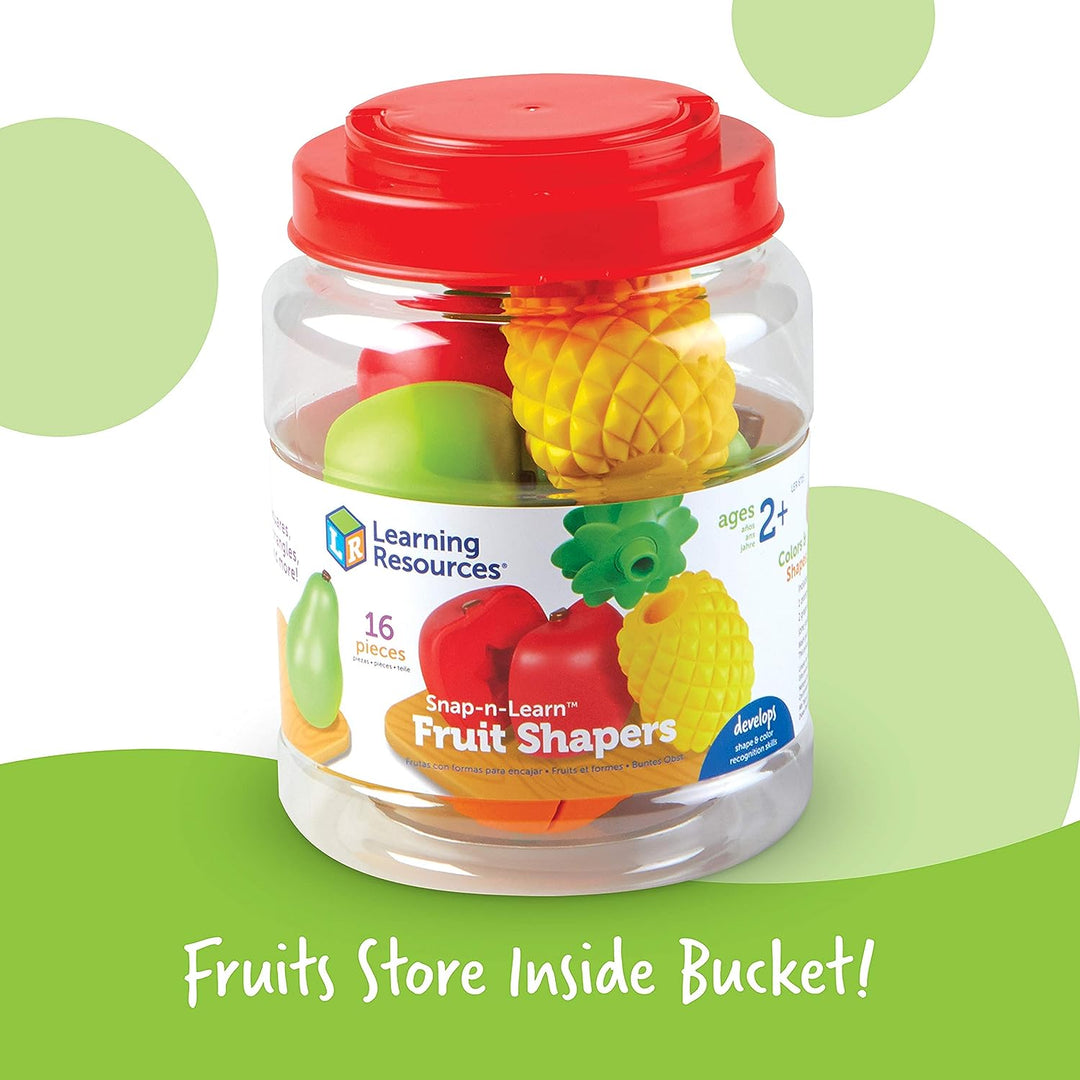 Learning Resources LER6715 SNAP-N-Learn Fruchtformer, Multi