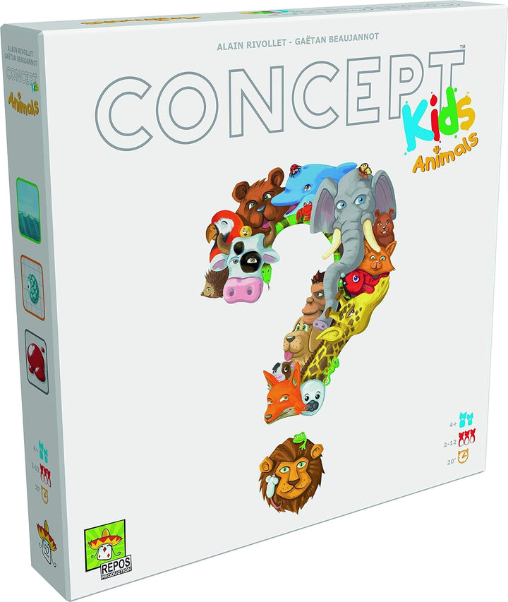Repos Productions - Concept Kids: Animals - Board Game