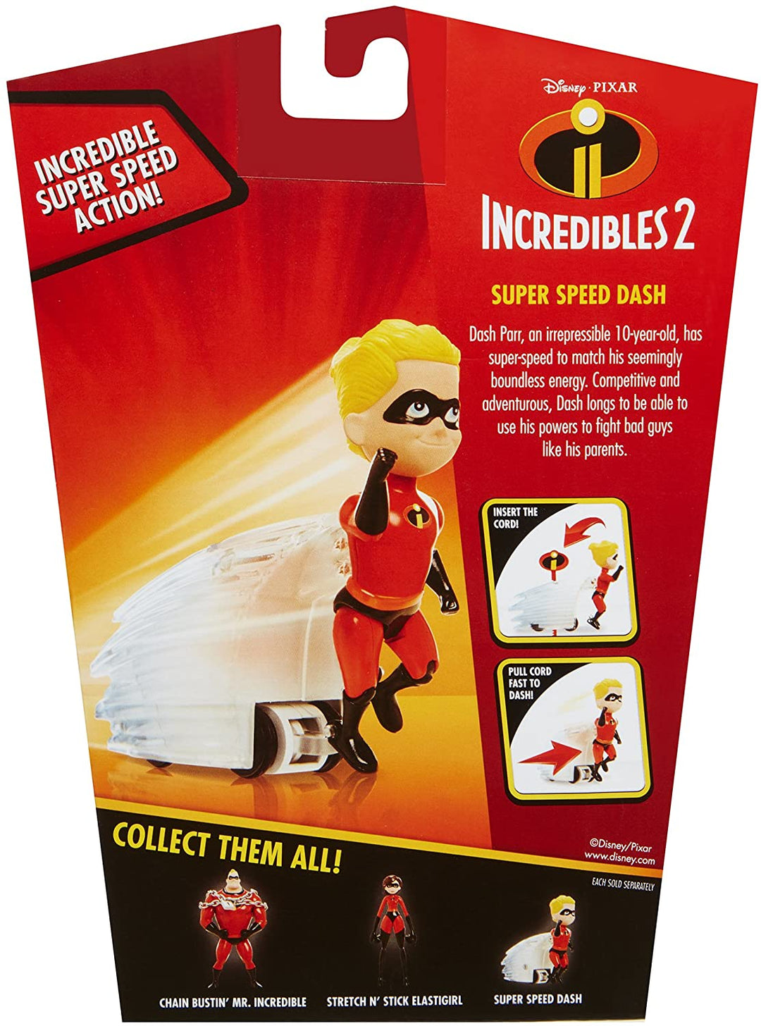 Incredibles 2 Dash-functiefiguur, 6-inch