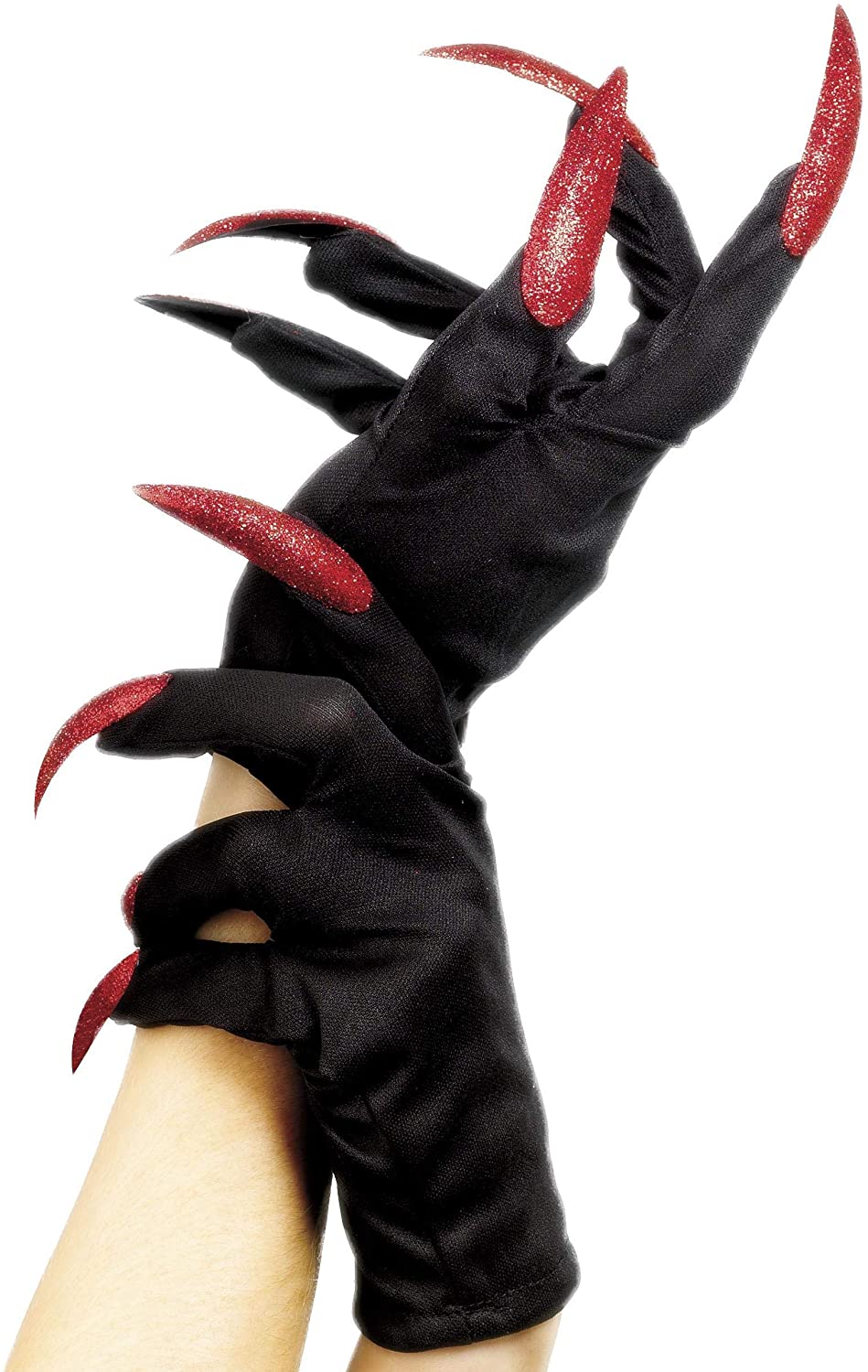 Smiffys Handschuhe Halloween Red Nails