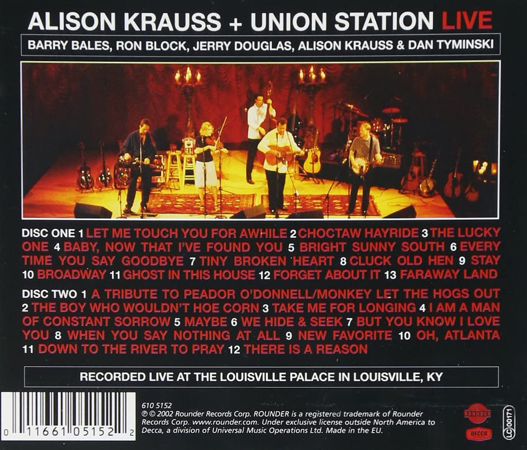 Alison Krauss + Union Station Live [Audio-CD]