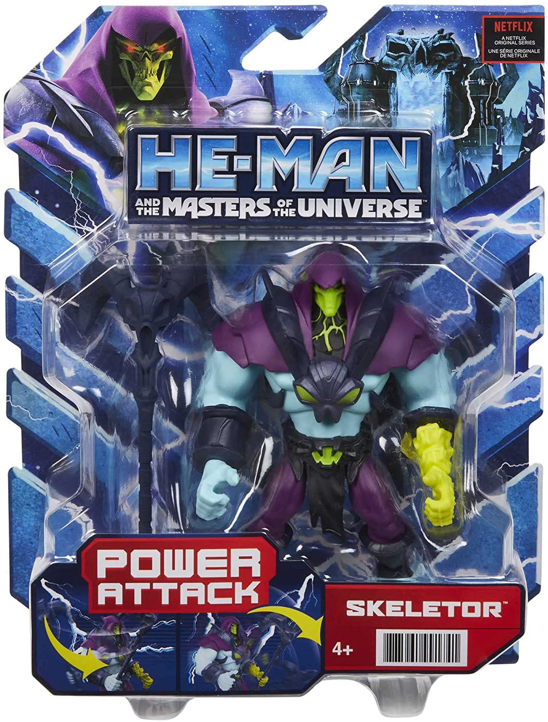 ?He-Man und The Masters of the Universe Skeletor-Actionfiguren basierend auf Animate