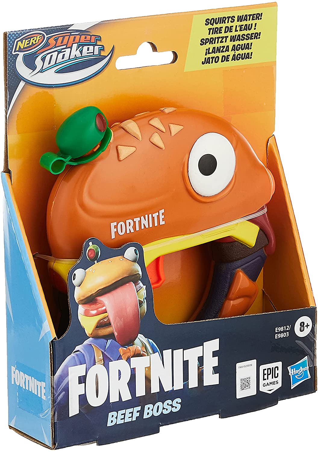 Lanzador de agua Nerf Super Soaker Fortnite Beef Boss