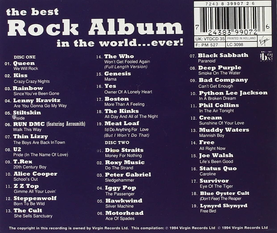 Bestes Rockalbum aller Zeiten [Audio-CD]