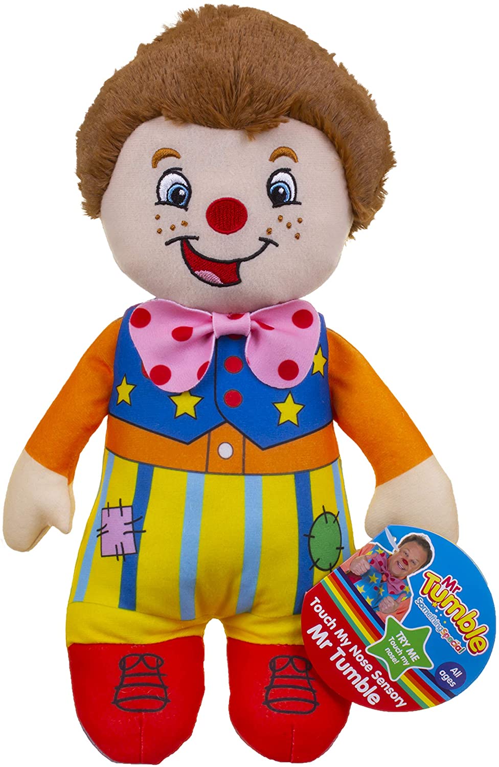 Touch My Nose Sensory Mr Tumble Peluche, Cbeebies, Something Special, Light Up