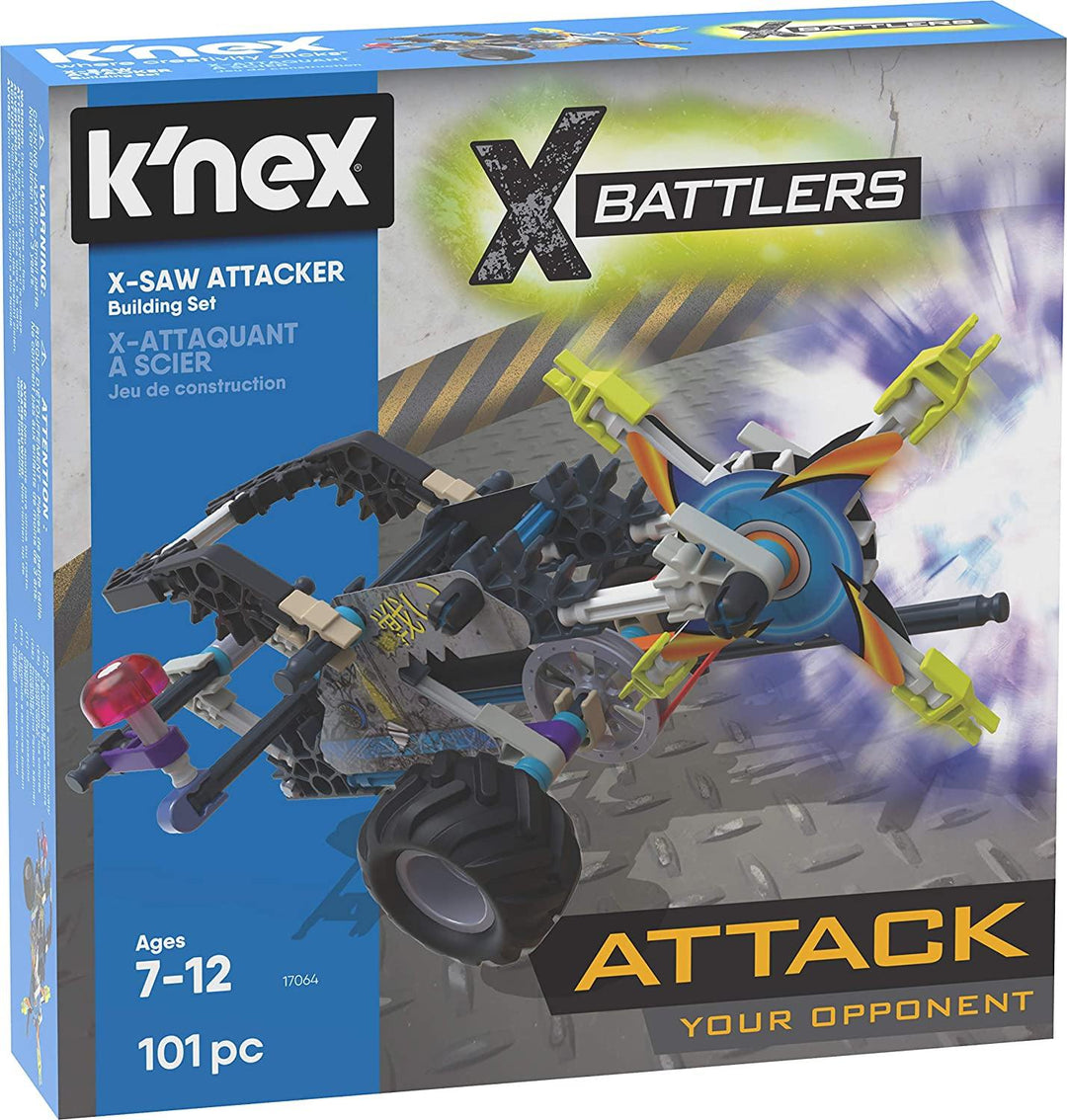 K'nex 17064 Battlers X-Saw Attacker Building Set 101 Pieces Age 7 to 12 Years - Yachew