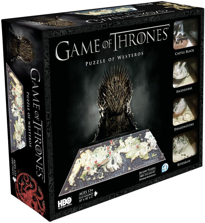 4D Cityscape HBO Game of Thrones Westeros Puzzle - Yachew