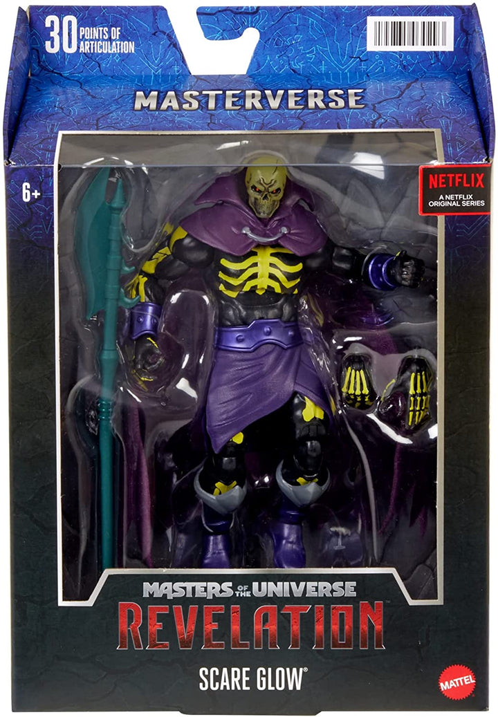 Masters of the Universe Masterverse Scare Glow Action Figure 7-in MOTU Battle Fi