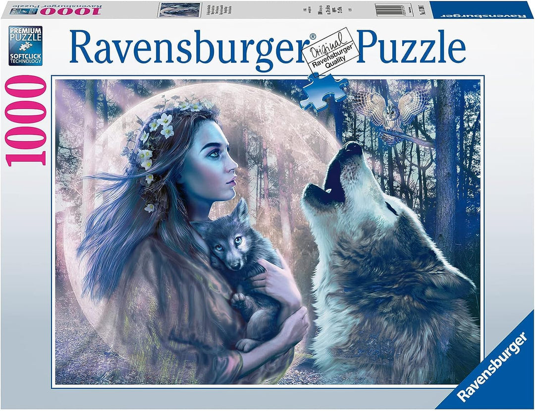 Ravensburger PUZZLE 05637 17390 Die Magie des Mondlichts – 1000 Teile Puzzle für Ad