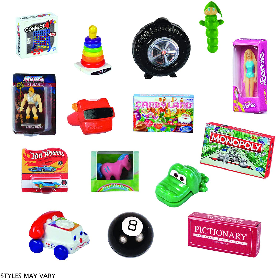 Micro Toybox Collectibles 15 Pack-Stile variieren Mini-Spielzeug zum Sammeln, Tauschen, Ausstellen mit Überraschungspaket-Design 5 Spielzeuge im Inneren 5101-15