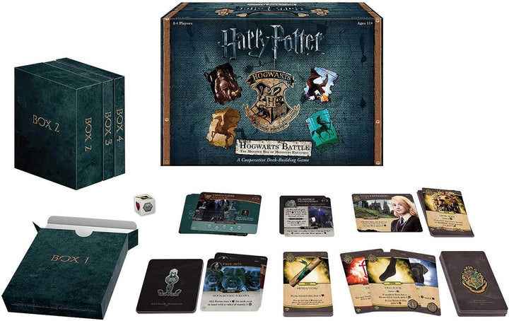 USAopoly – Harry Potter: Hogwarts Battle – Box of Monsters Erweiterung – Brettspiel