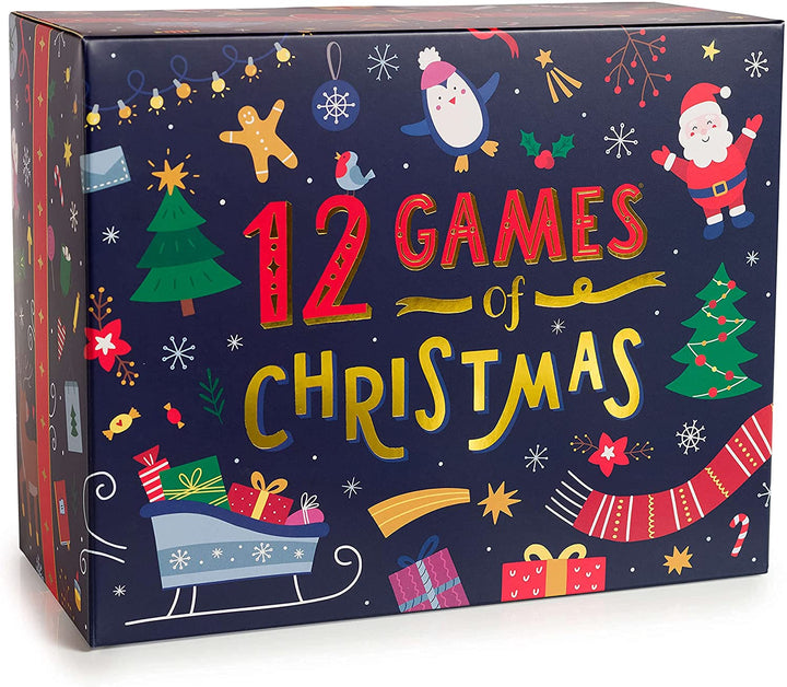 12 Weihnachtsspiele – 12 urkomische Festspiele [Familienparty-Spielepaket für