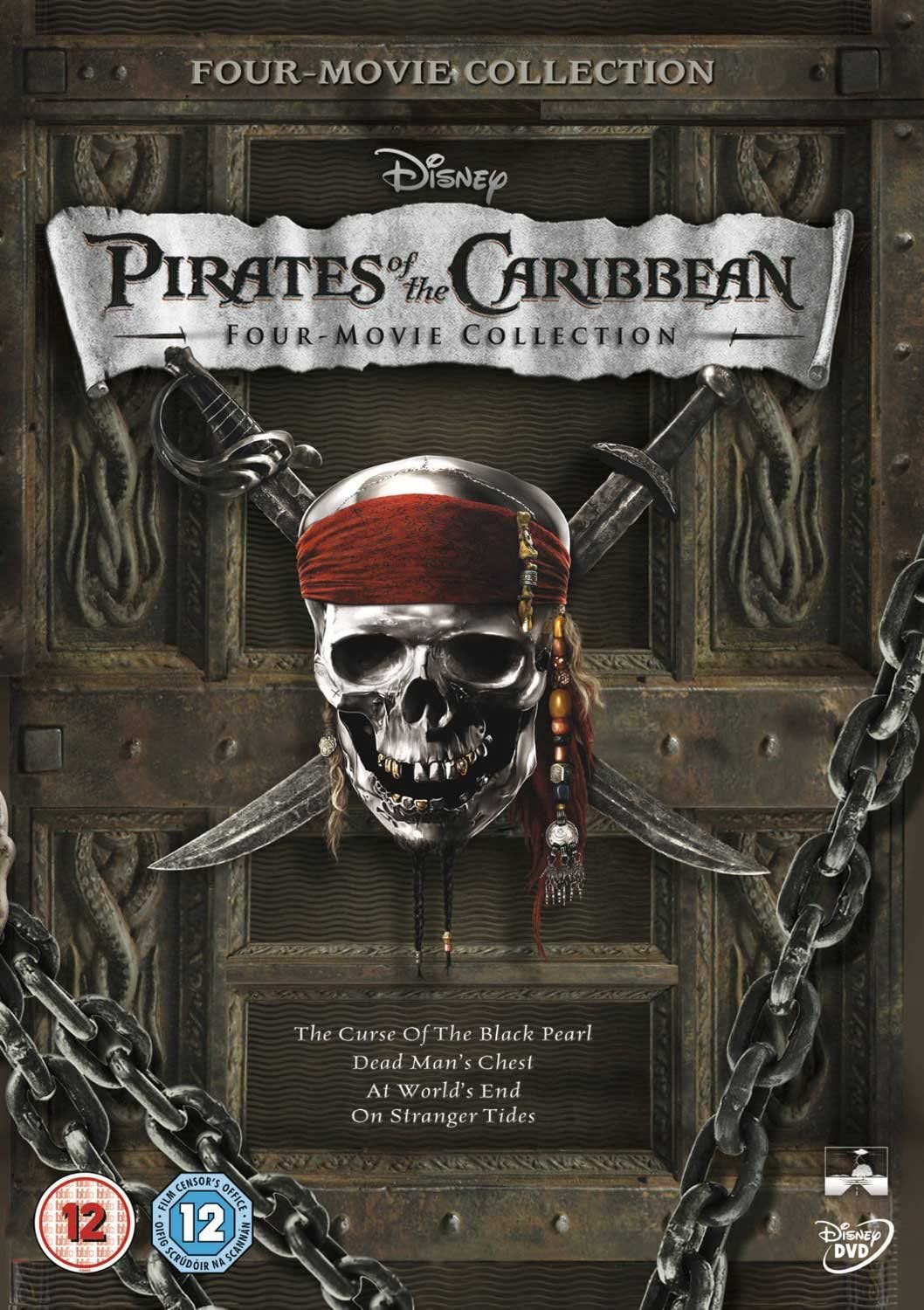 Pirates of the Caribbean 1-4 boxset [DVD]