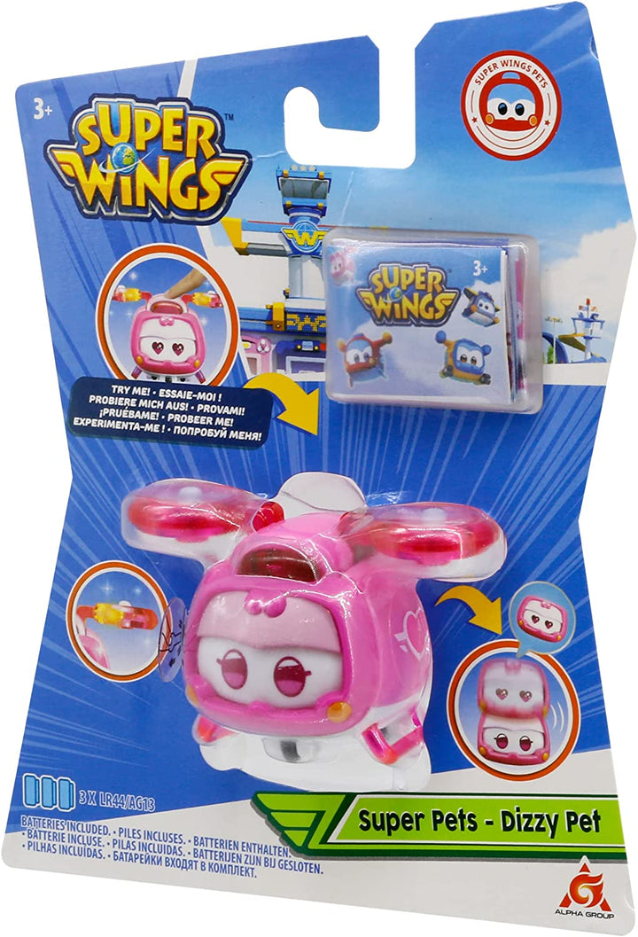 Super Wings EU750414 Super Pet Dizzy, Pink